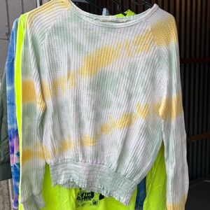 Tie-Dye Long Sleeve Sweater